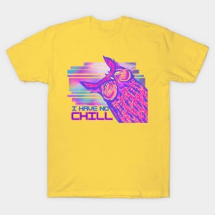 No Chill Owl - Vaporwave T-Shirt